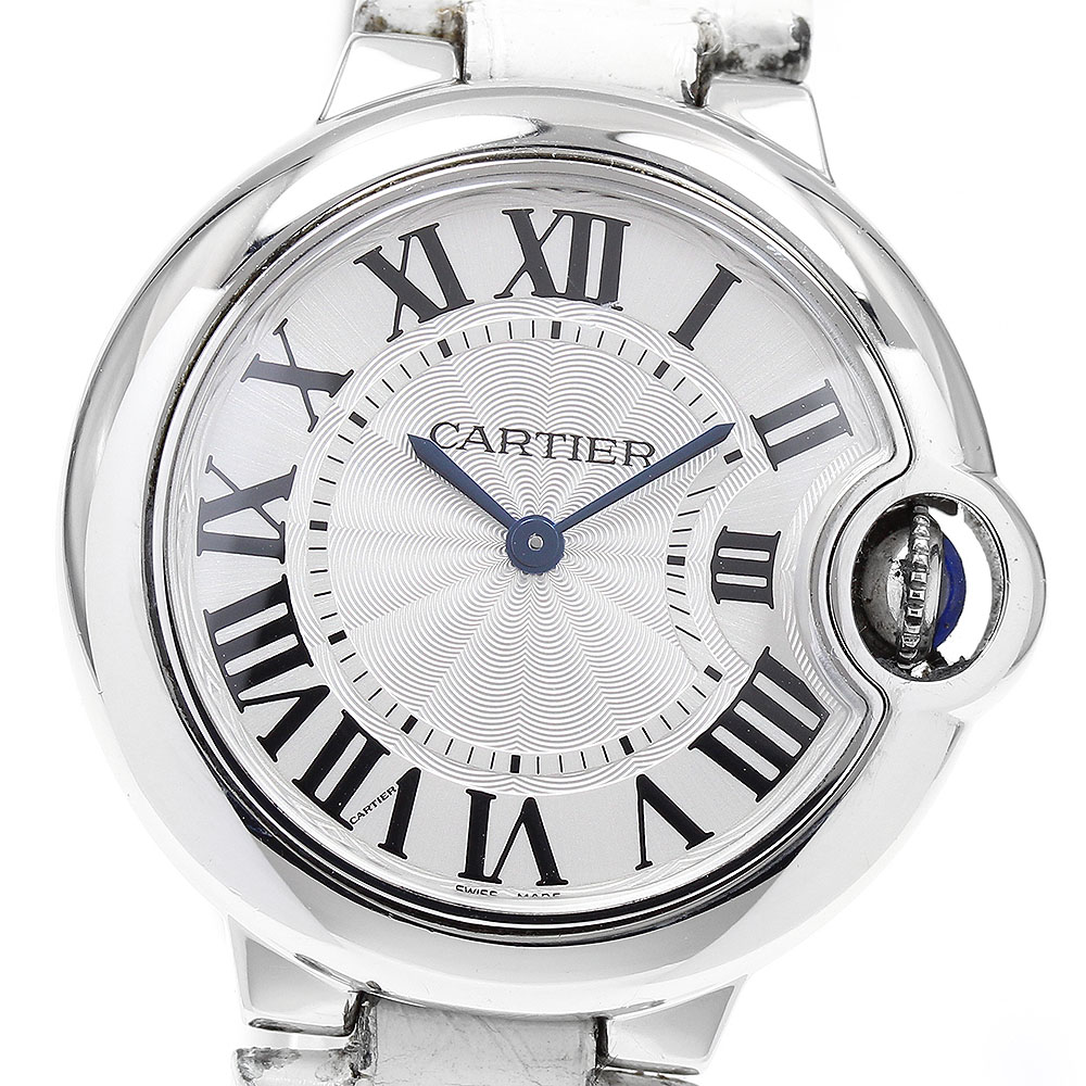 楽天市場】【緑屋質屋】カルティエ バロンブルー SM 28MM W69010Z4