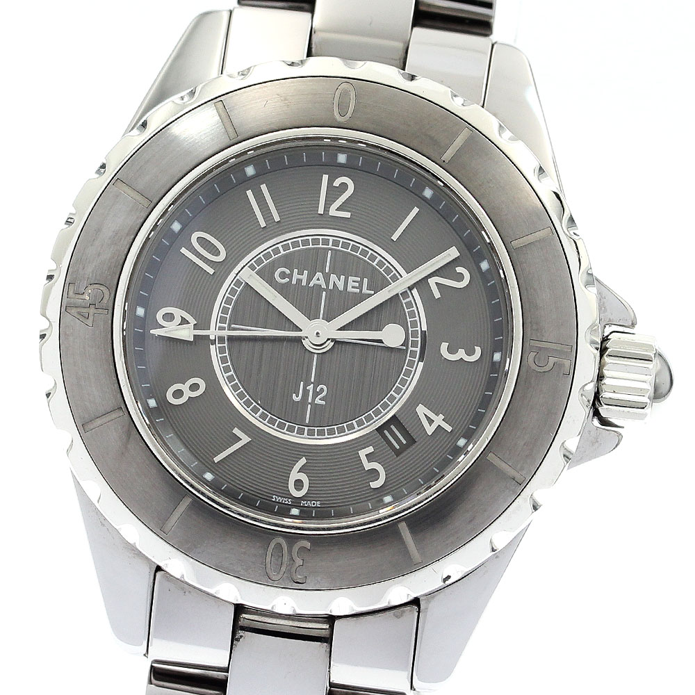 中古 シャネル CHANEL H2978 グレー レディース 腕時計 中古)CHANEL シャネル J12 クロマティック 33mm H2978（商品ID