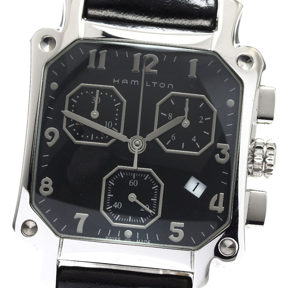 楽天市場】☆良品【HAMILTON】ハミルトン ロイド デイト クロノ
