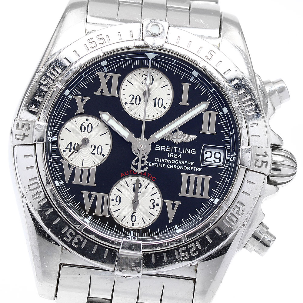 ブライトリング BREITLING 腕時計 クロノコックピット B30011 シルバー 楽天市場】☆訳あり 【BREITLING】ブライトリング クロノコックピット