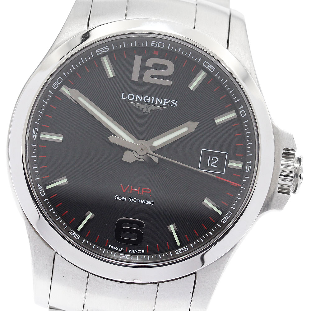 楽天市場】電池交換済 LONGINES ロンジン コンクエスト VHP