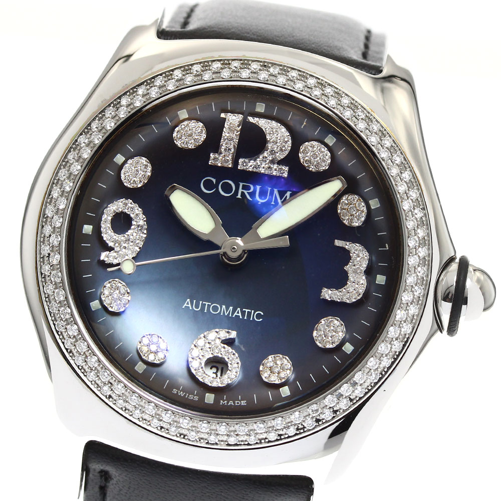 楽天市場】美品 コルム バブル ミニ ダイヤベゼル 101.151.47 SS