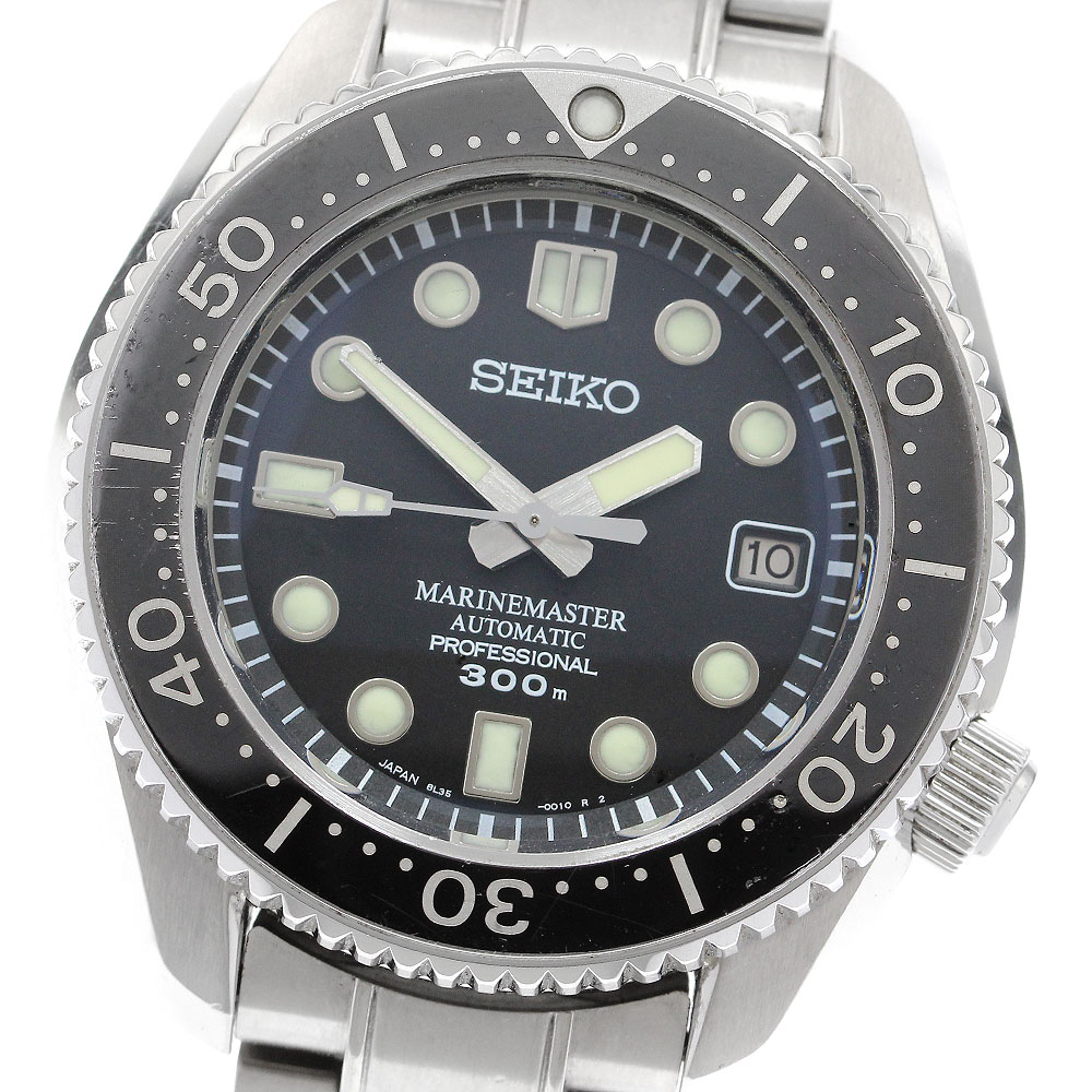 セイコー SEIKO SBDX017/8L35-00K0 プロスペックス マリーンマスター デイト 自動小銃一巻き メンズ 箱・御墨付き付き添い人_909898【電子ボルト15】【中古】