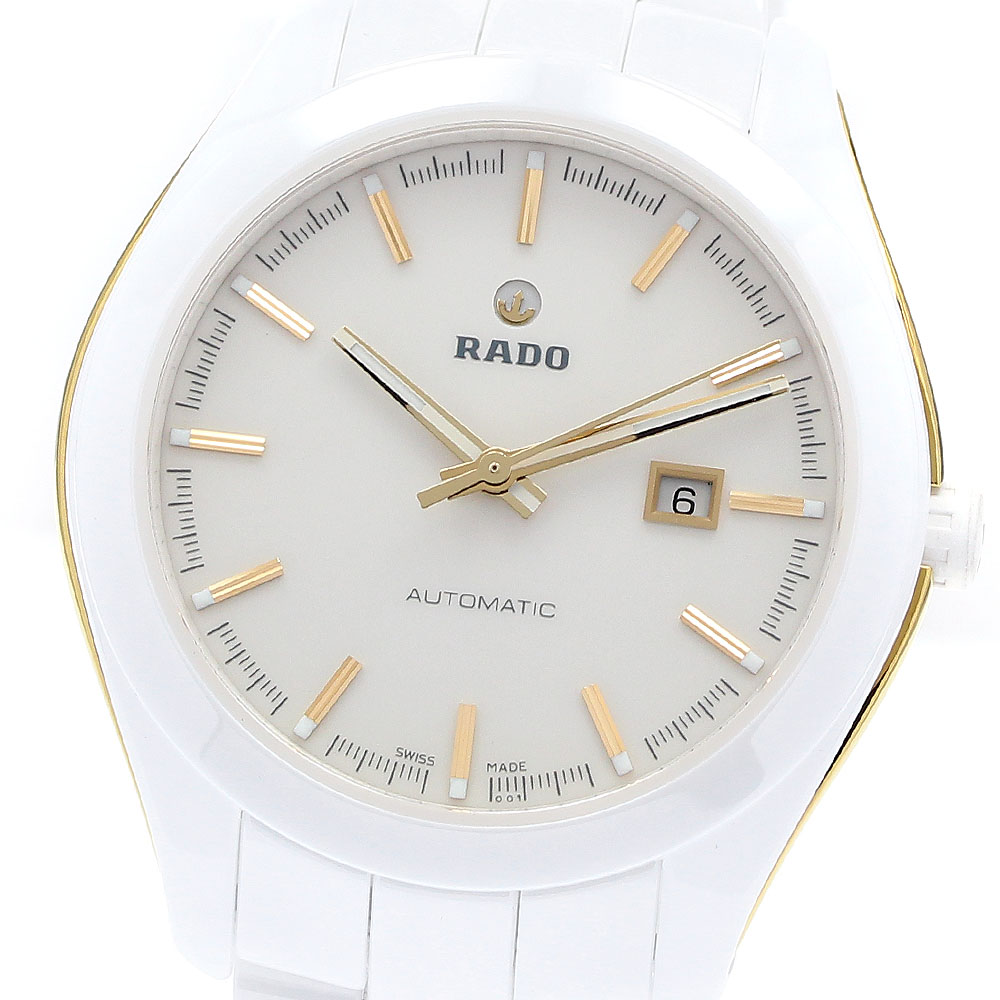 ラドー RADO R32255712 ハイパークローム デイト 自動巻き レディース 美品 保証書付き_902960【ev15】【中古】｜CLOSER