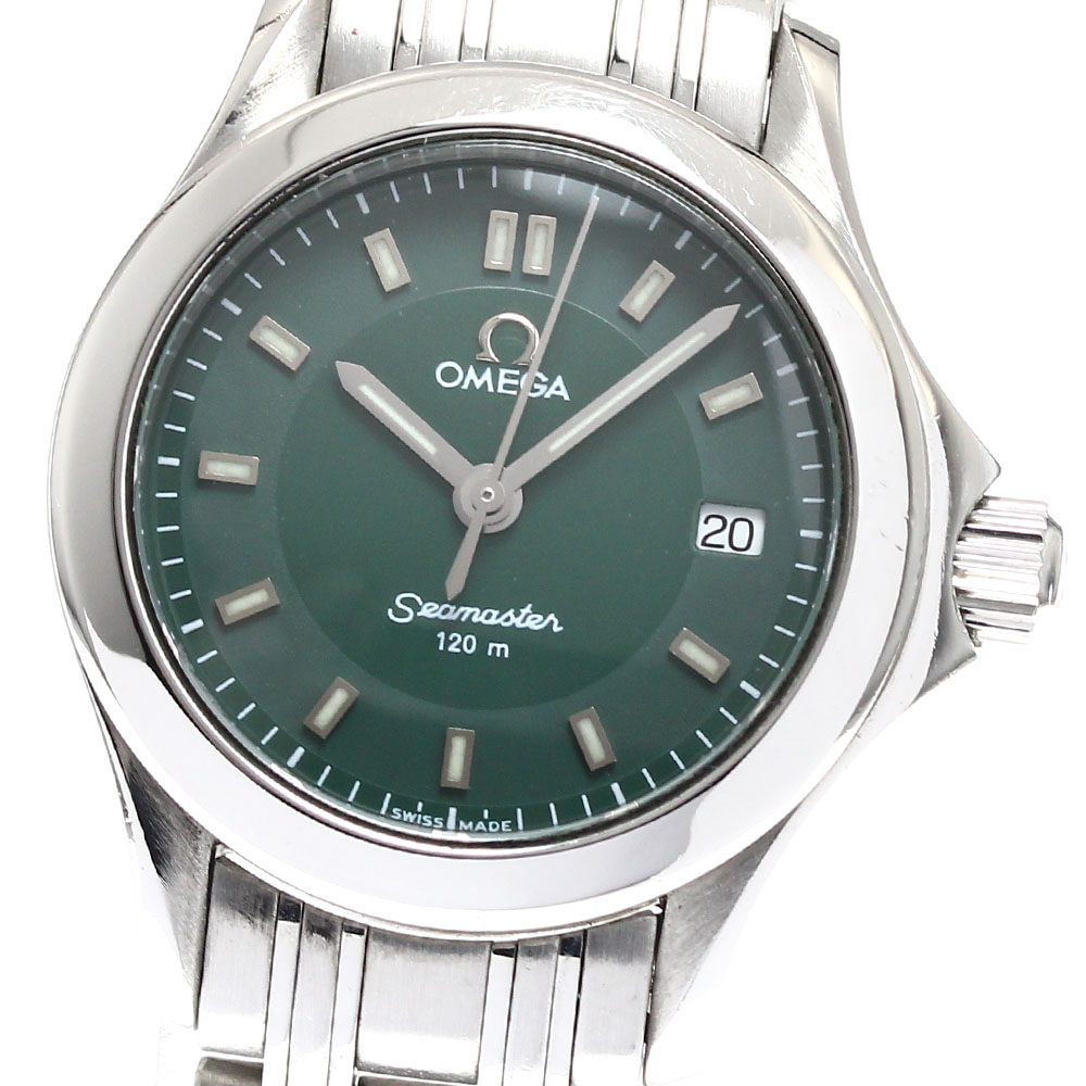 楽天市場】オメガ OMEGA 2581.66 シーマスター120M デイト クォーツ