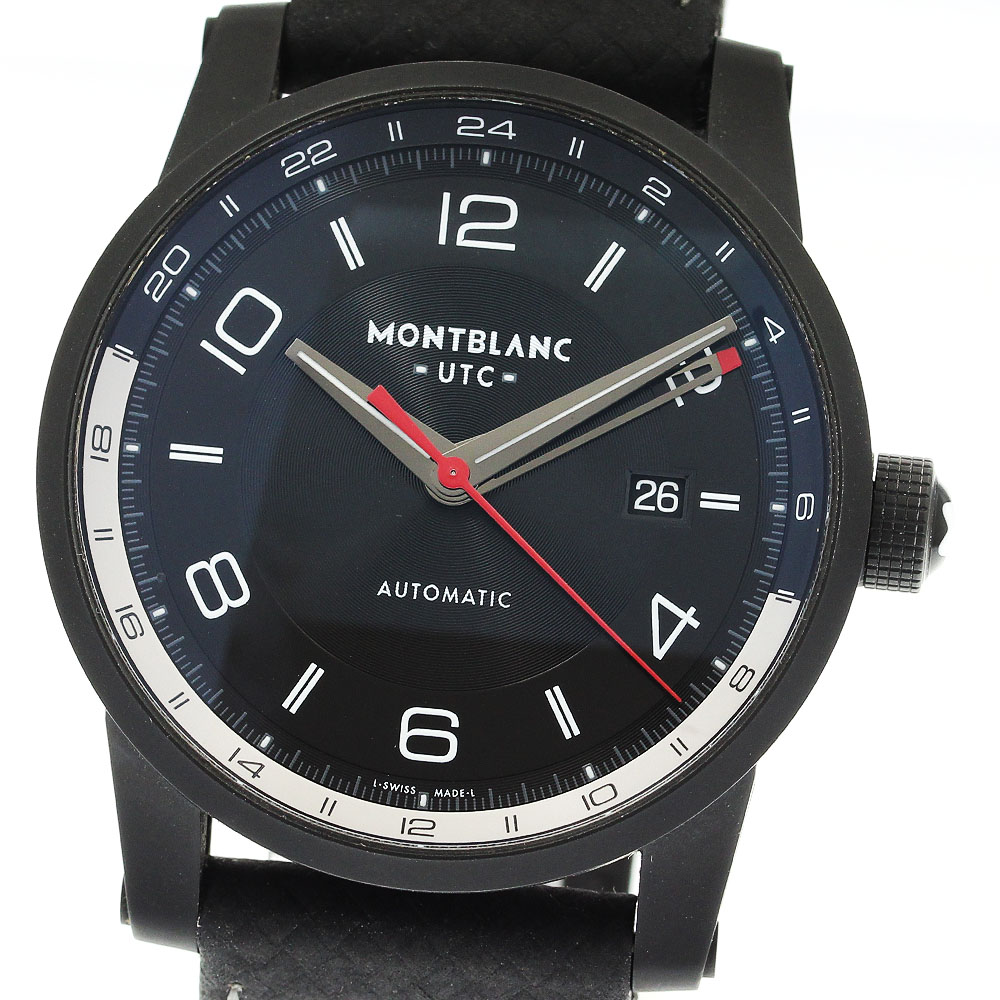 モンブラン MONTBLANC MB113876 タイムウォーカー デイト GMT 自動巻き メンズ 箱付き_910481【ev10】【中古】