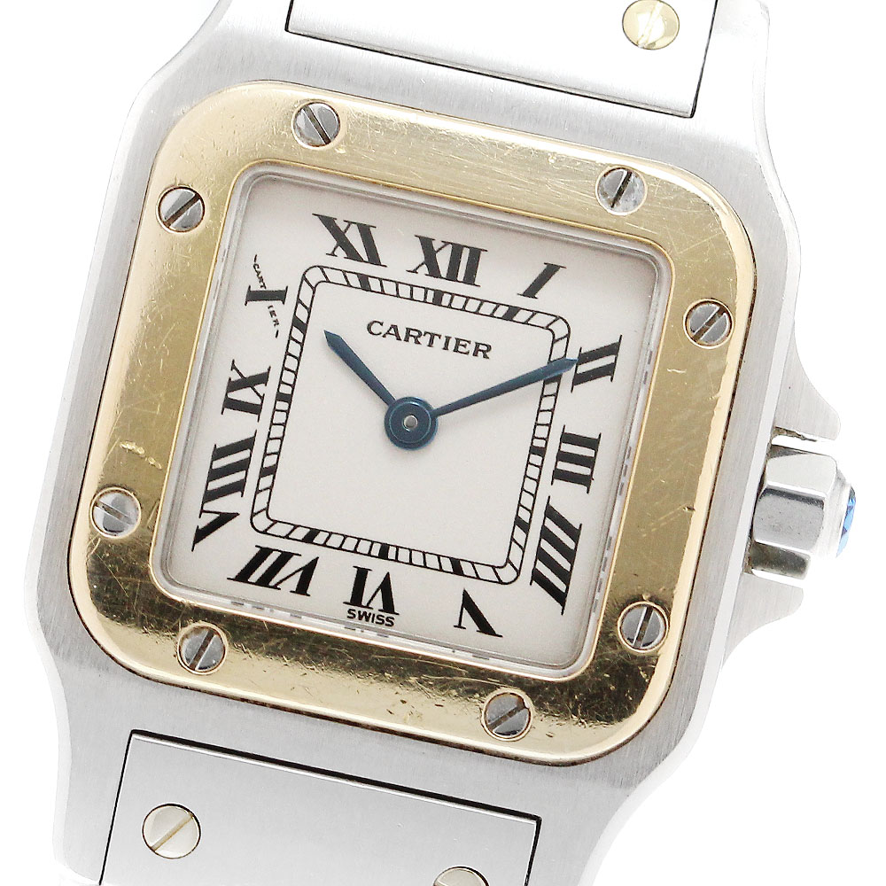 楽天市場】☆良品【CARTIER】カルティエ サントスガルベSM SS/YG