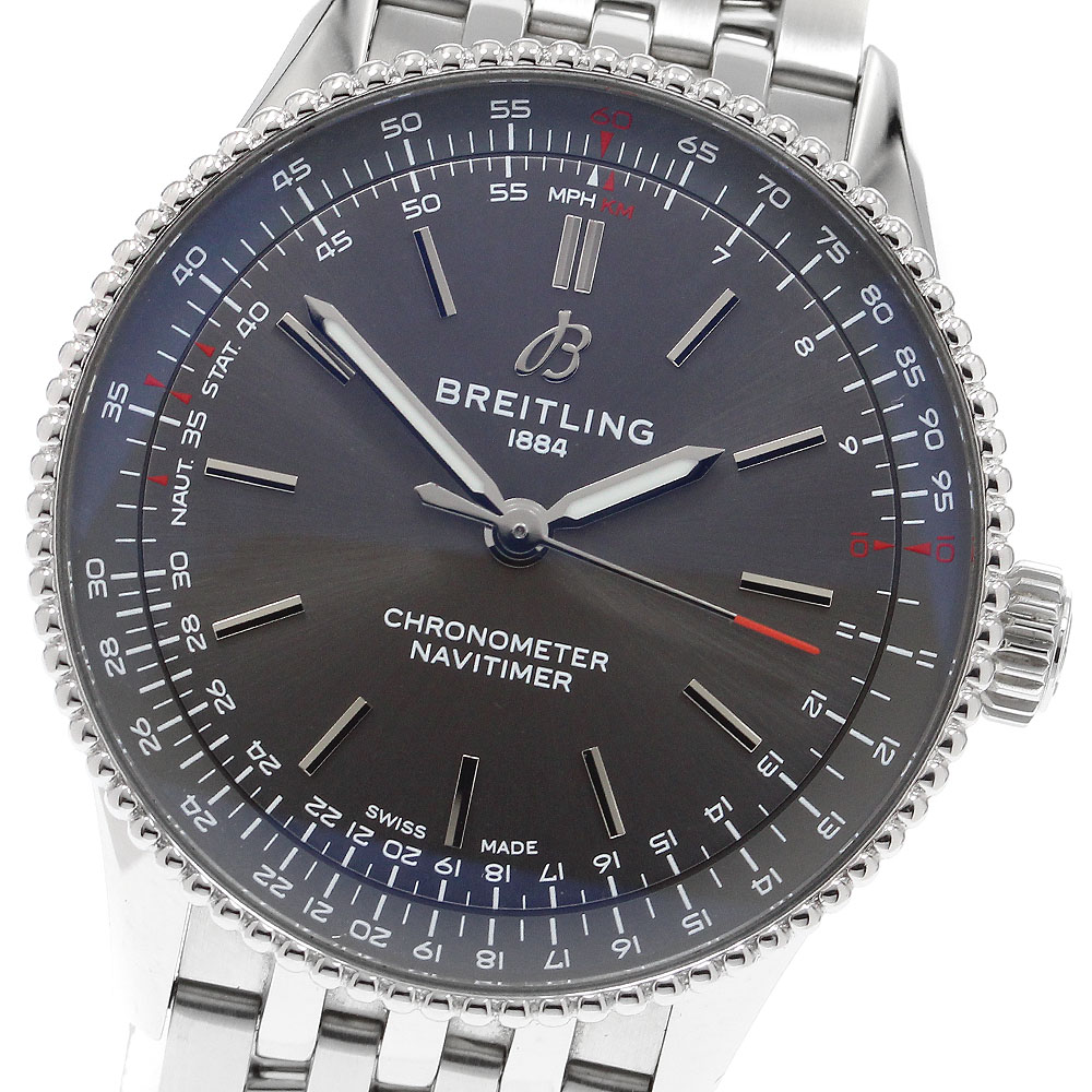 ブライトリング BREITLING A17327 ナビタイマー オートマチック 36 自動巻き メンズ 美品 _909772【中古】