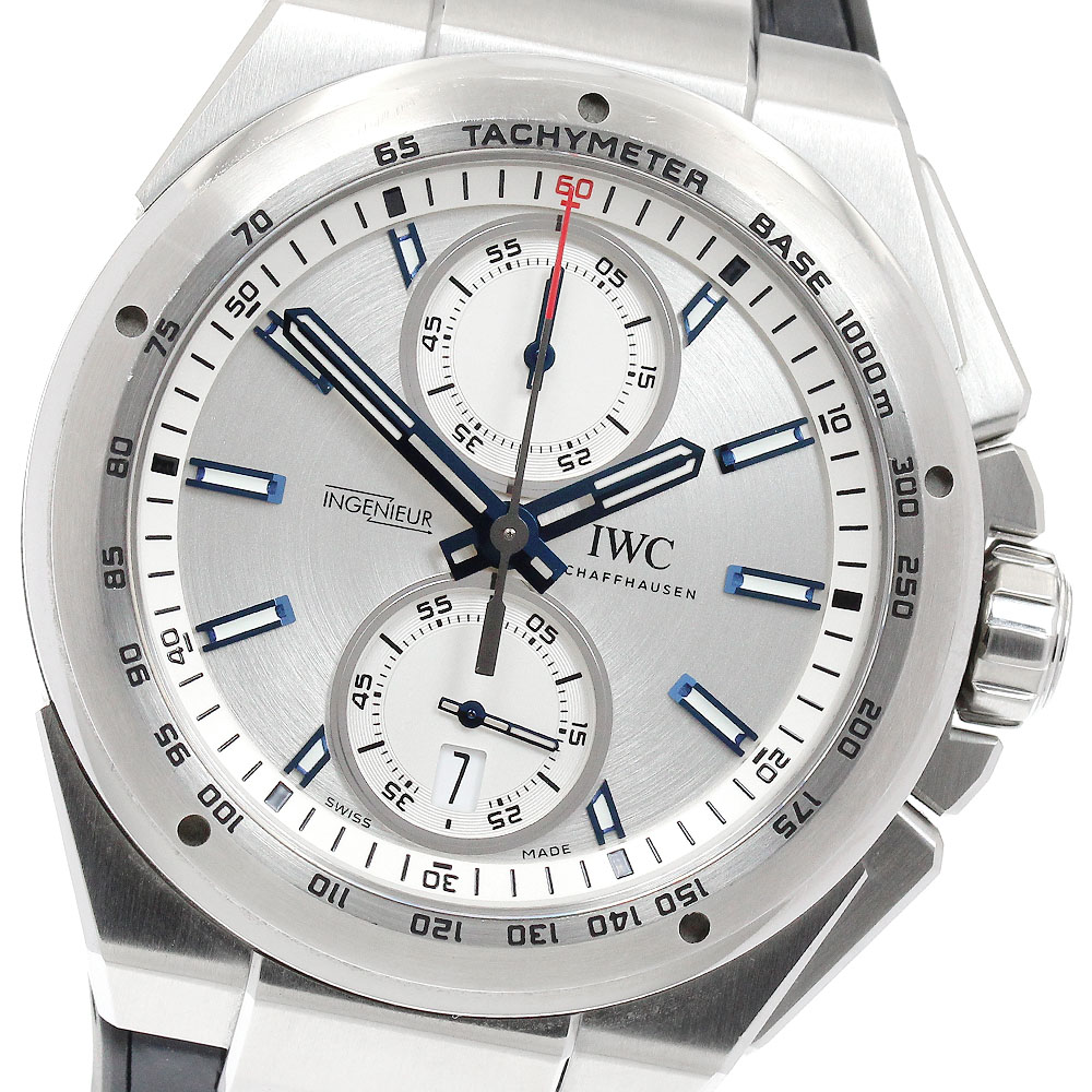 IWC IWC SCHAFFHAUSEN IW378509 インヂュニア クロノグラフレーサー デイト 自動巻き メンズ 保証書付き_910795【中古】