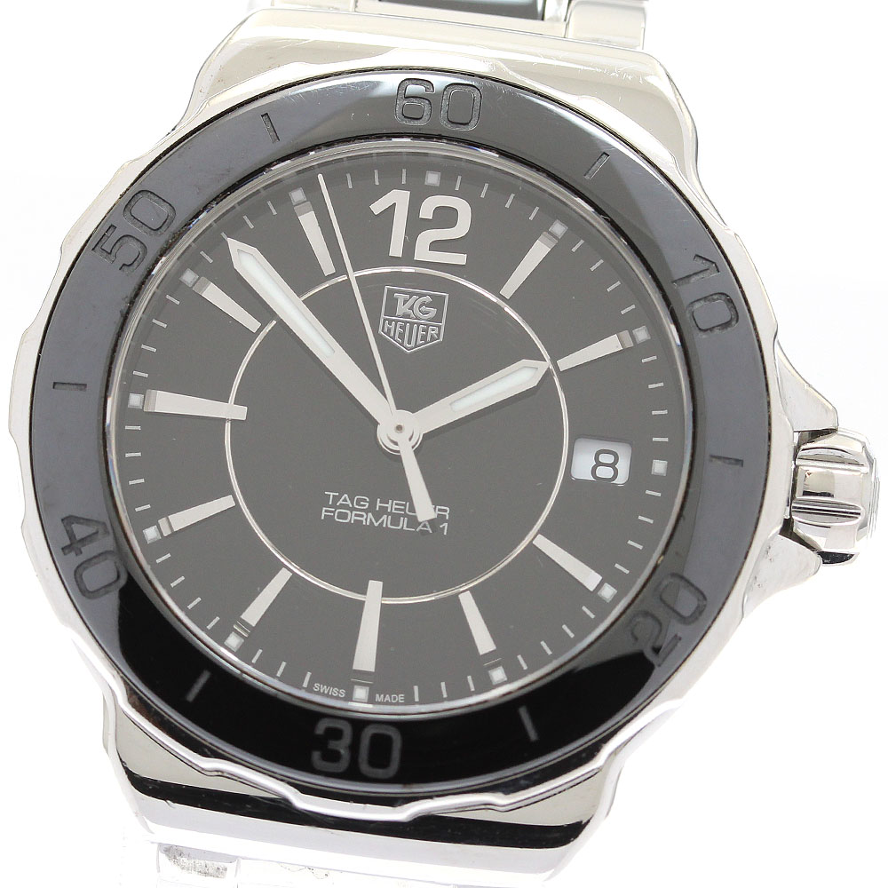 タグホイヤー　フォーミュラ1 レディース　時計　WA1411 クォーツ　ブラック 楽天市場】【TAG HEUER】タグホイヤー フォーミュラー1 デイト WA1411
