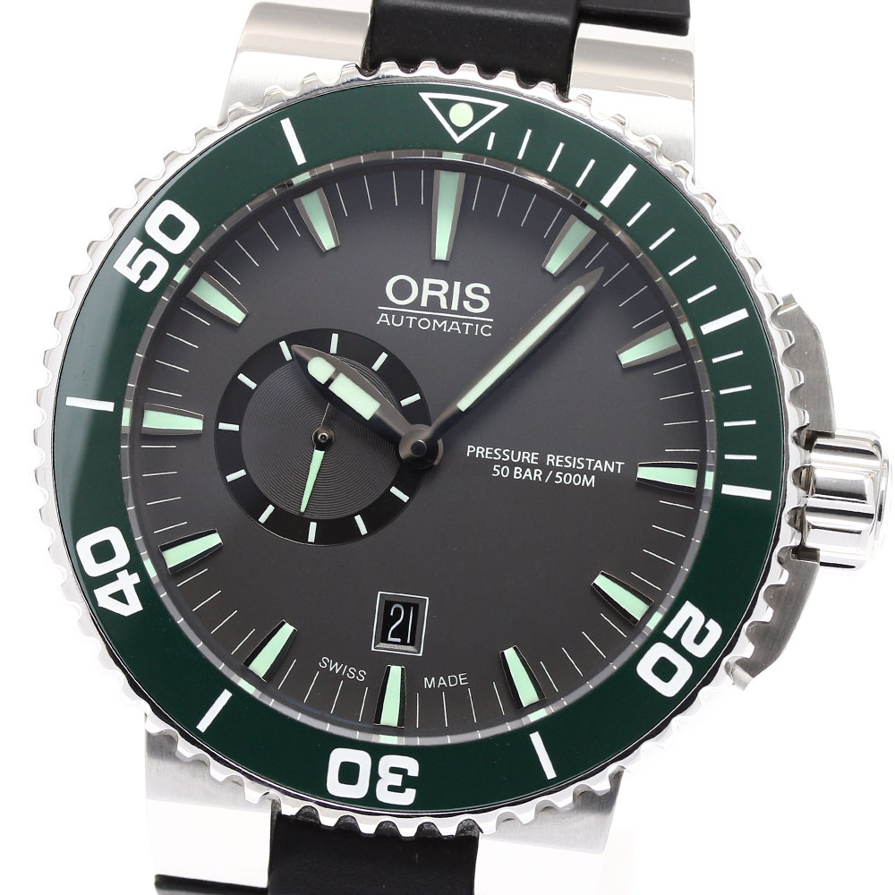 楽天市場】【ウォッチ】ORIS オリス アクイス デイト 300M防水 回転