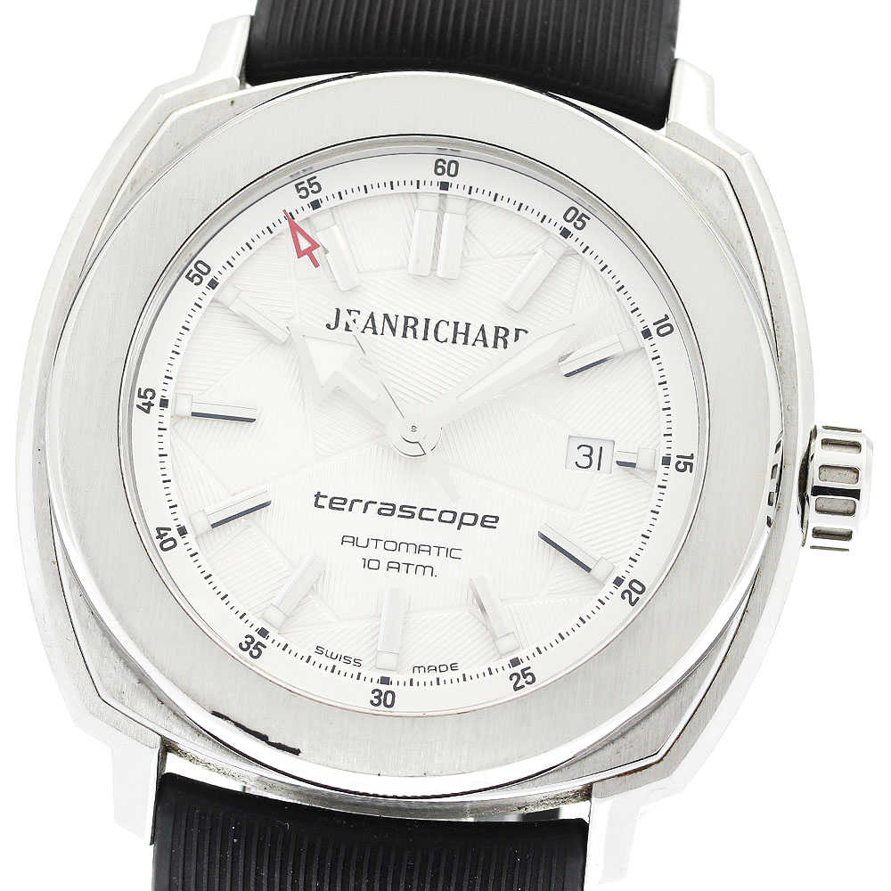 ジャンリシャール JEANRICHARD 60500 テラスコープ デイト 自動巻き メンズ _909618【ev10】【中古】