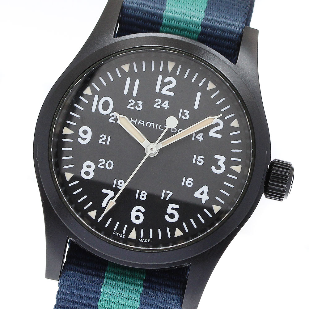 ハミルトン Hamilton カーキフィールド H68551133 カーキ フィールド Quartz - ダイヤルカラー:ブラック - H68551133