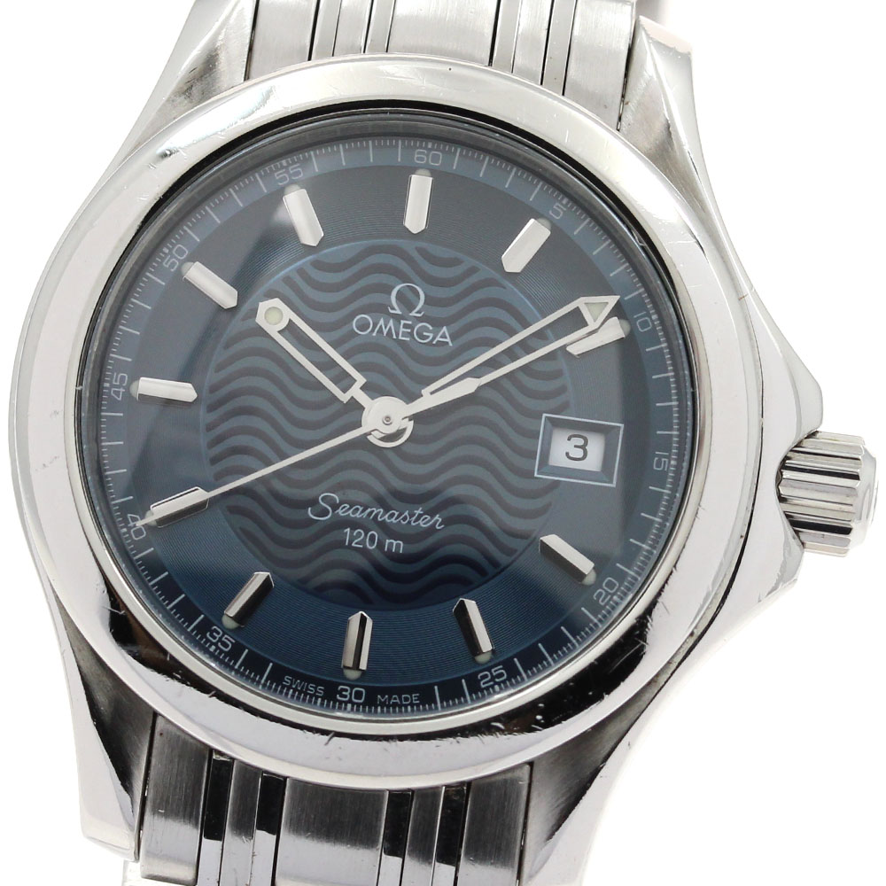 楽天市場】オメガ OMEGA 2581.66 シーマスター120M デイト クォーツ