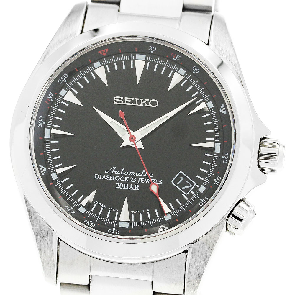 【楽天市場】セイコー SEIKO SARB015/6R15-00E0 メカニカル アルピニスト デイト 自動巻き メンズ _911400【中古 ...