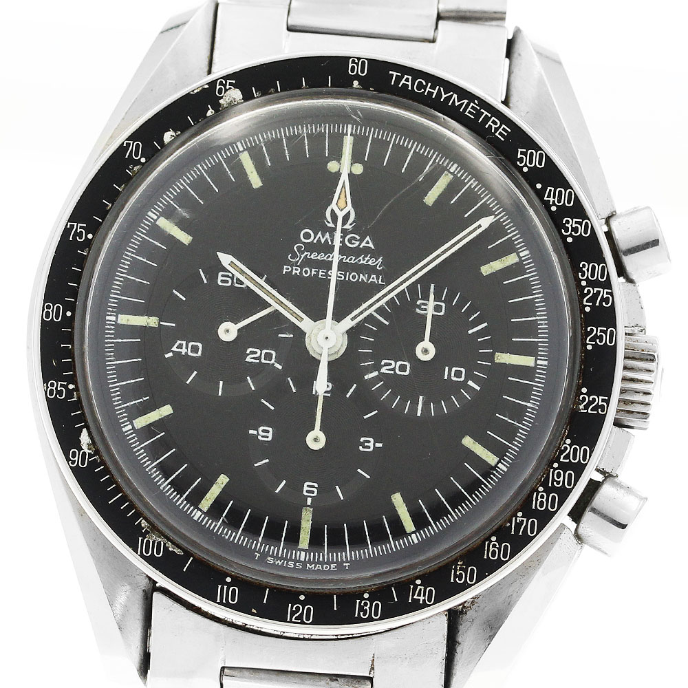 オメガ OMEGA 145.022-69ST スピードマスター プロフェッショナル ムーンウォッチ Cal.861 段付き キャタピラブレス 手巻き メンズ _911845【中古】
