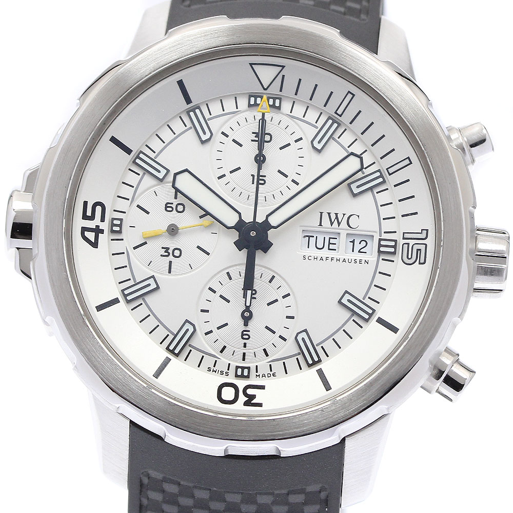 IWC IWC SCHAFFHAUSEN IW376801 アクアタイマー クロノグラフ デイデイト 自動巻き メンズ 良品 _912266【中古】