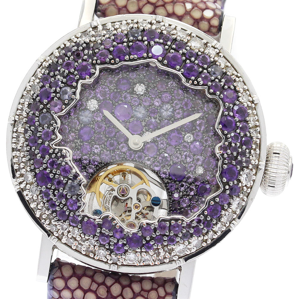 深見東州　「晴天でキラキラしている白山と柴山潟」 晴天でキラキラと輝く白山と柴山潟」トゥールビヨンウォッチを