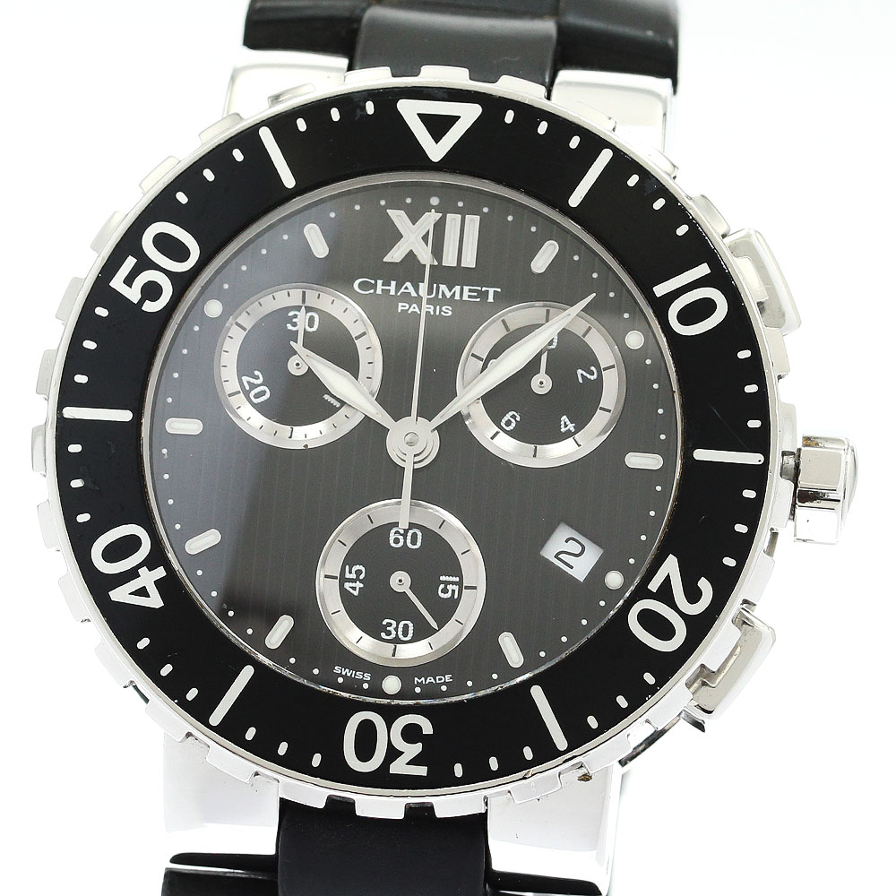 CHAUMET クロノグラフ 時計 楽天市場】ショーメ Chaumet クラスワン クロノグラフ デイト クォーツ