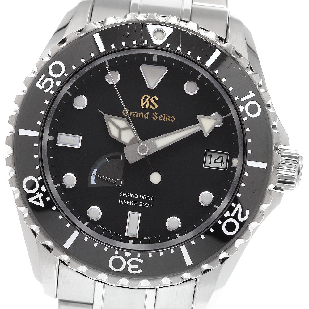 セイコー SEIKO SBGA463/9R65-0EE グランドセイコー ダイバーズウォッチ デイト パワーリザーブ スプリングドライブ メンズ _909882【中古】