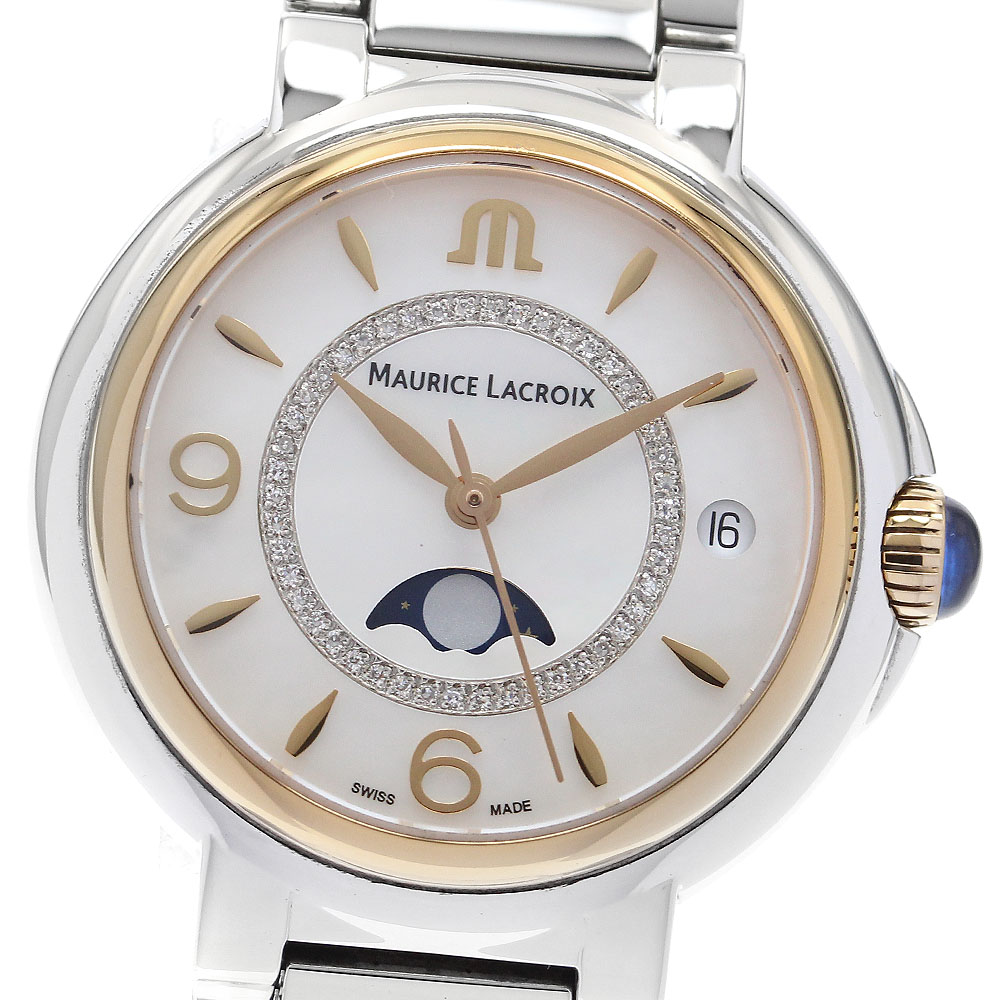 楽天市場】MAURICE LACROIX モーリスラクロア カリプソ 5324 デイト 白