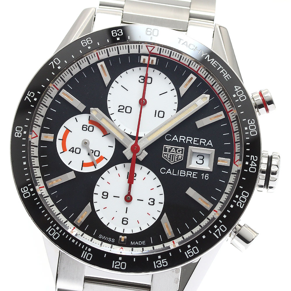 タグホイヤー TAG HEUER CV201AP-0 カレラ キャリバー16 クロノグラフ 自動小銃一巻き メンズ _913921【中古】