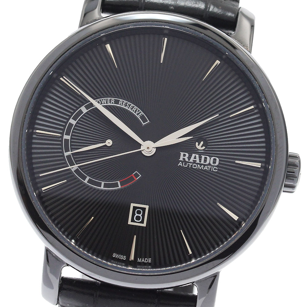 ラドー RADO 772.0137.3/R14137156 金剛石御師匠さん デイト 力強さ取っておく 自動小銃一巻き メンズ 美品 _912011【電子ボルト15】【中古】
