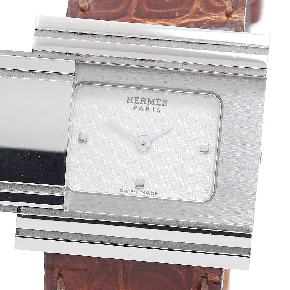 エルメス HERMES GL1.510 グリザード 石英 レディース 御墨付き付き添い人_913610【中古】