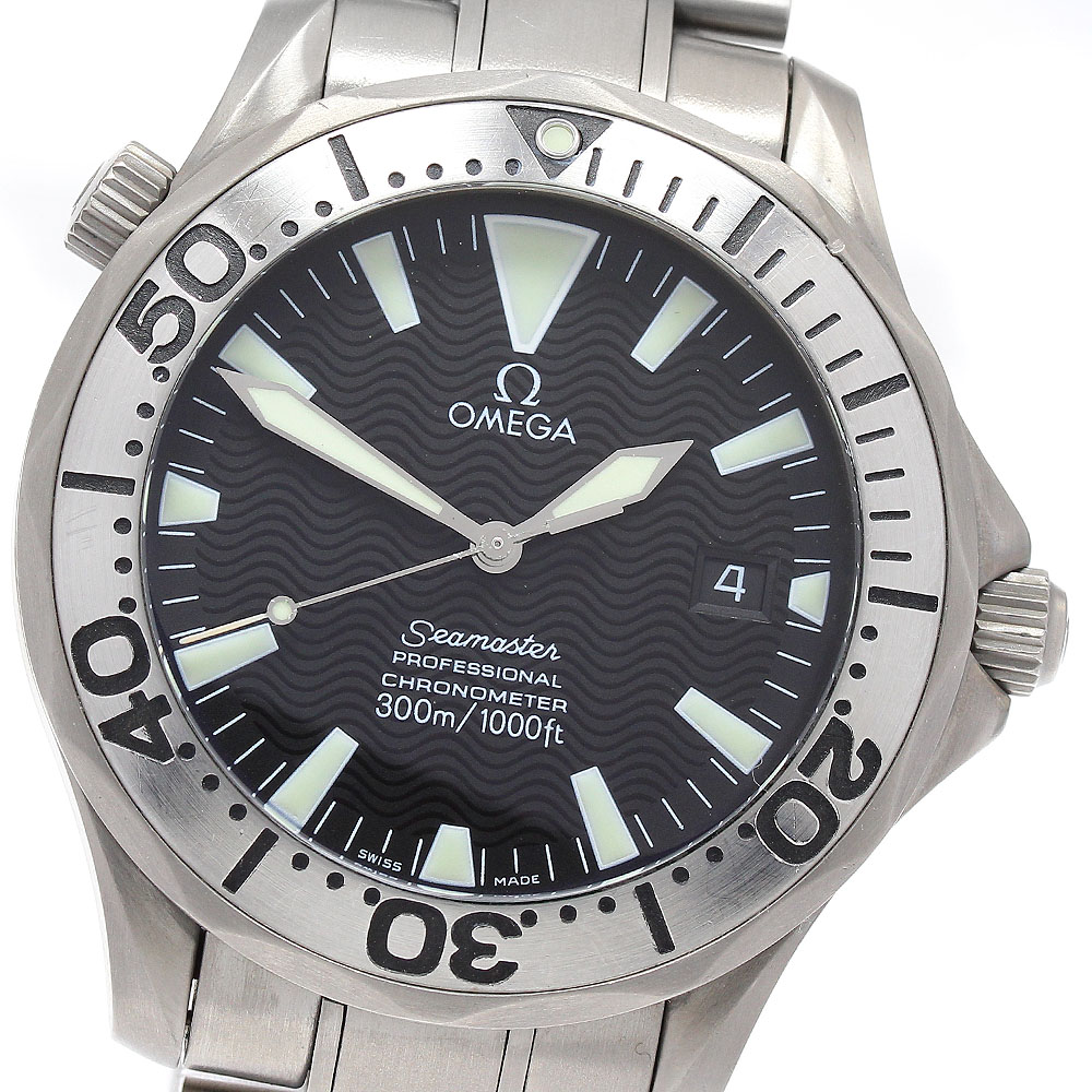 オメガ OMEGA 2231.50 シーマスター300 デイト 自動巻き メンズ 保証書付き_906151【中古】