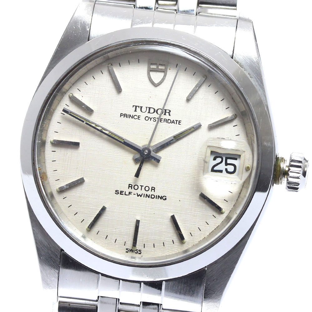 訳あり チュードル TUDOR 74000N 大公 オイスターデイト キロカロリー.2824-2 自動小銃一巻き メンズ _896190【中古】
