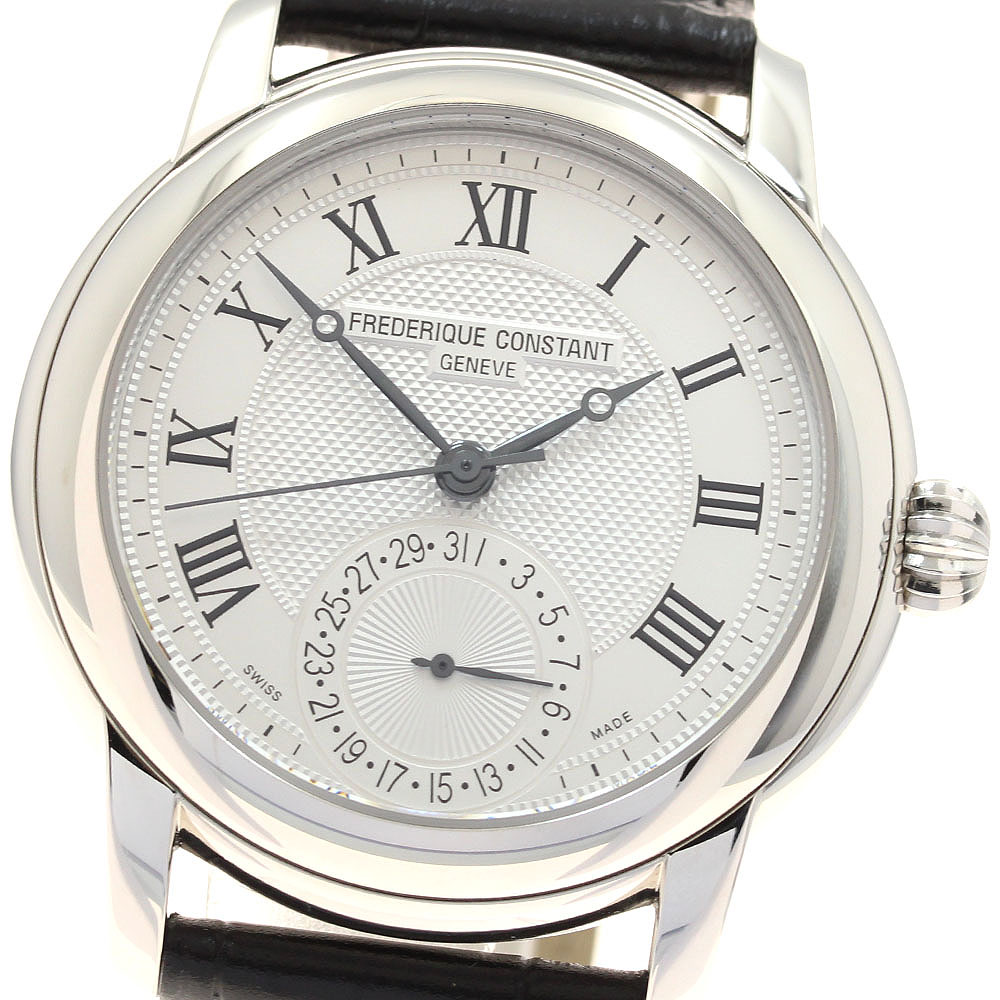 訳あり フレデリック・コンスタント FREDERIQUE CONSTANT FC-710MC4H6 マニュファクチュール デイト 自動巻き メンズ 箱付き_910848【ev15】【中古】