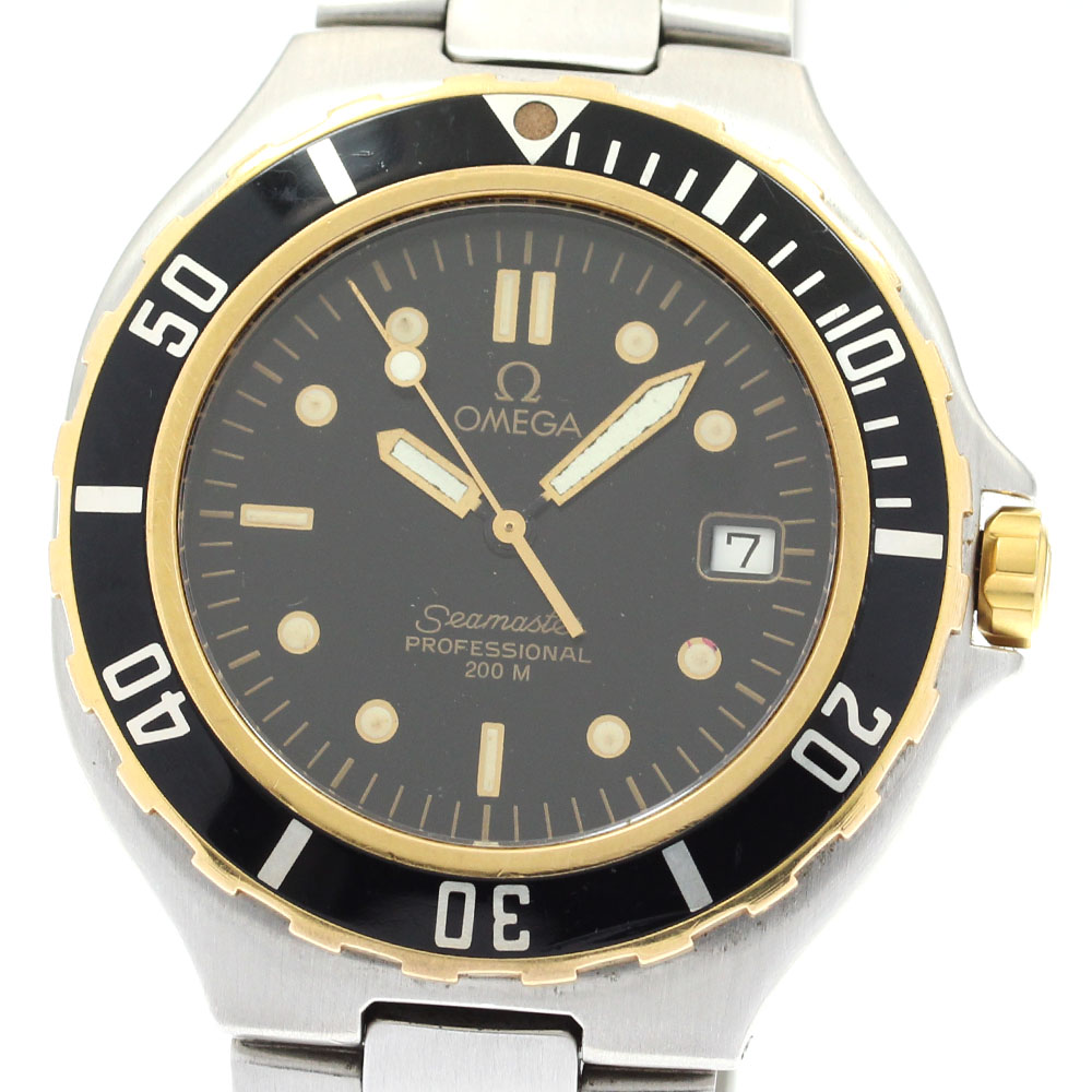楽天市場】オメガ OMEGA シーマスター200 デイト YGベゼル クォーツ