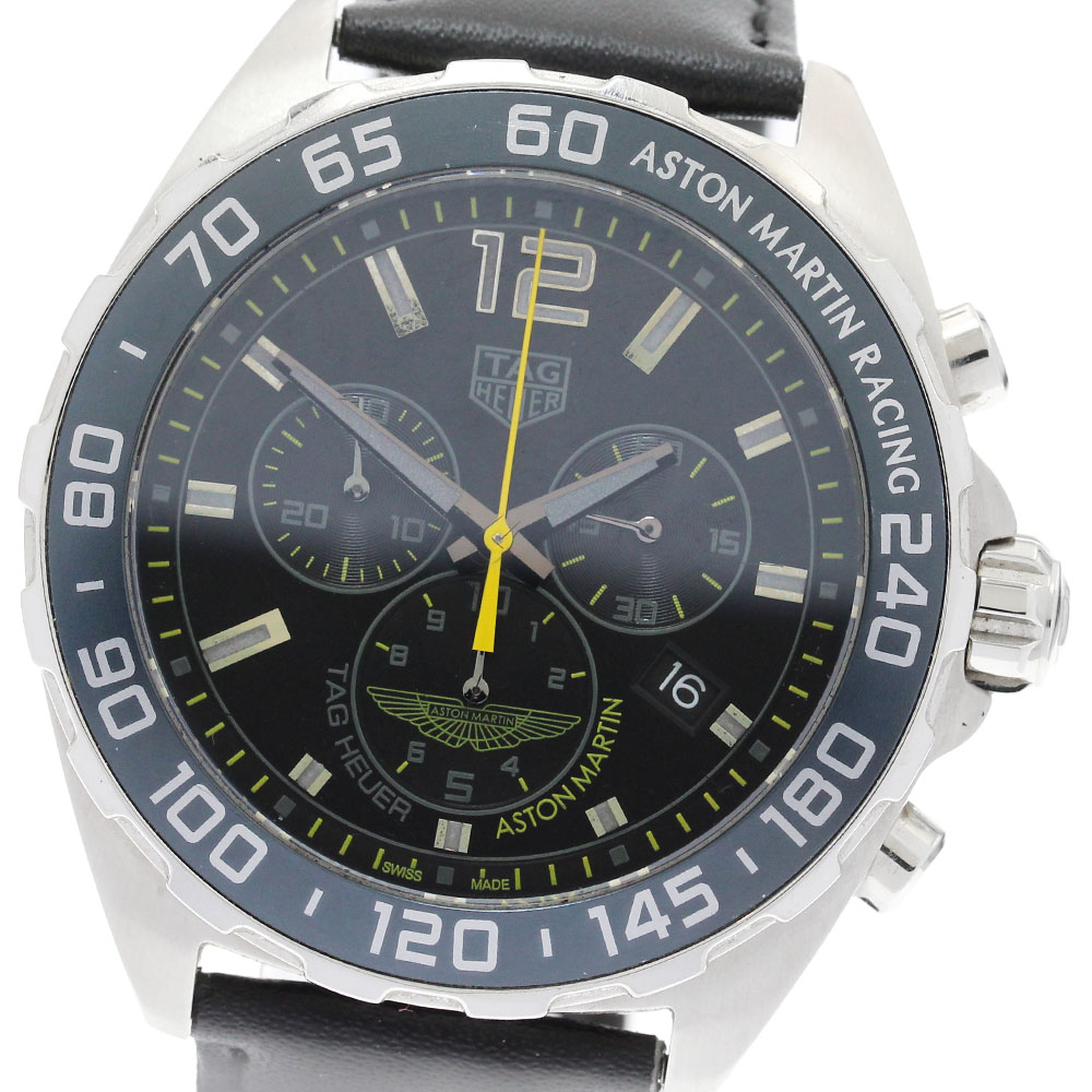 タグホイヤー TAG HEUER CAZ101P フォーミュラー1 アストンマーチンスペシャルエディション デイト クロノグラフ クォーツ メンズ _911999【ev10】【中古】