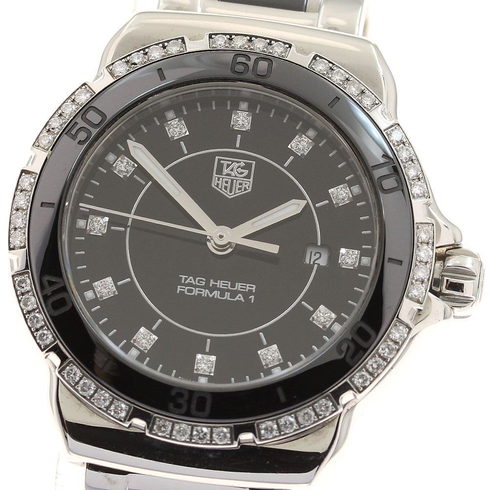 タグホイヤー TAG HEUER WAH1312 フォーミュラー1 12P ダイヤベゼル 石英 レディース 良品 _912244【中古】