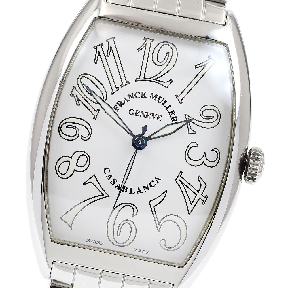 真っ正直レギオモンタヌス FRANCK MULLER 6850 カサブランカ 自動小銃一巻き メンズ _914004【中古】