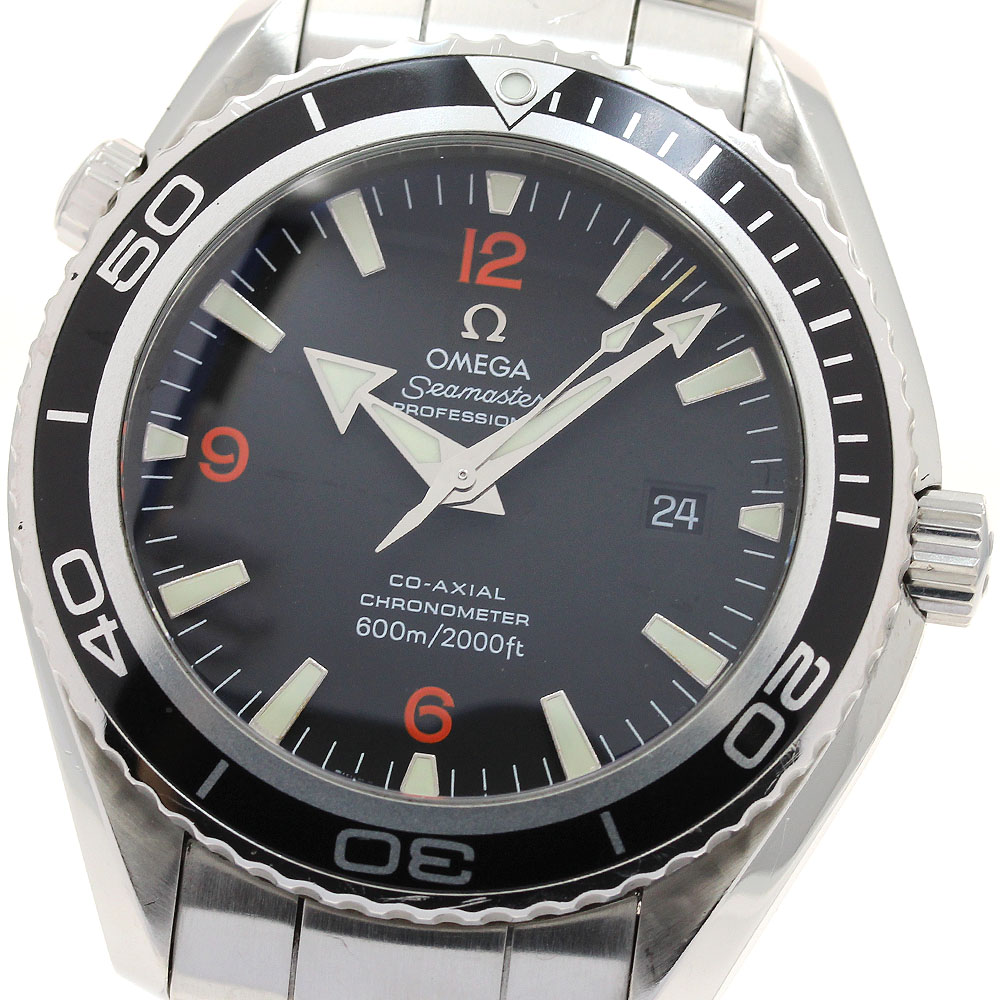 オメガ OMEGA 2200.51 シーマスター プラネットオーシャン デイト コーアクシャル 自動巻き メンズ _903257【中古】