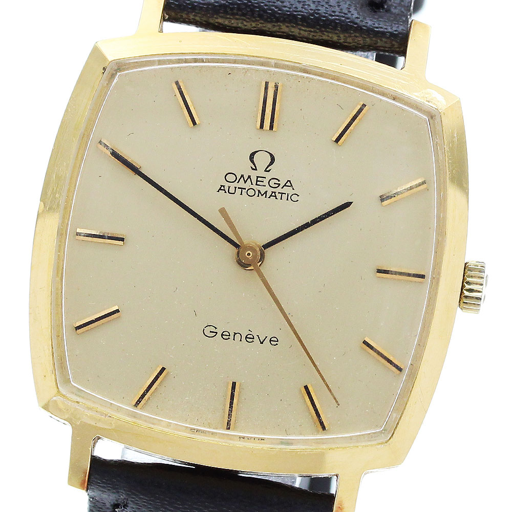 楽天市場】オメガ OMEGA ジュネーブ スクエア デイト 自動巻き メンズ