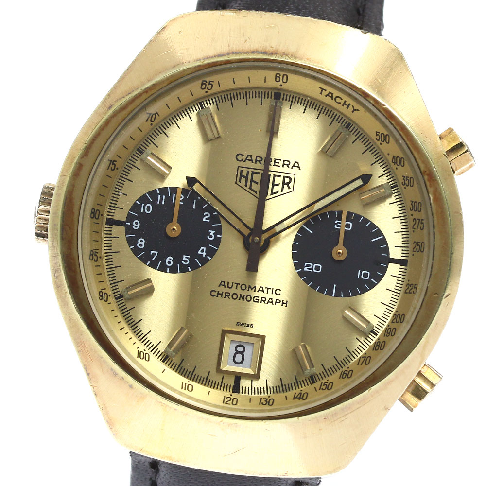 訳あり ホイヤー Heuer カレラ クロノグラフ デイト cal.12 自動巻き メンズ _896083【ev20】【中古】|CLOSER