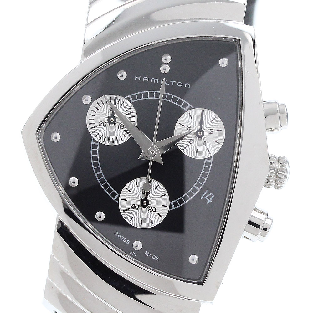 楽天市場】☆良品【HAMILTON】ハミルトン ベンチュラ クロノグラフ