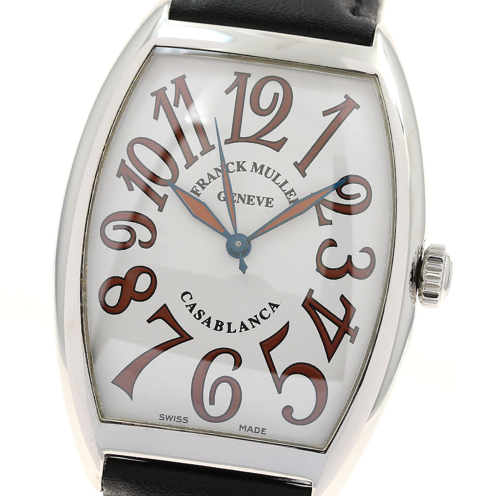 簡明直截レギオモンタヌス FRANCK MULLER 6850CASA カサブランカ 自動小銃一巻き メンズ 良品 _909154【中古】