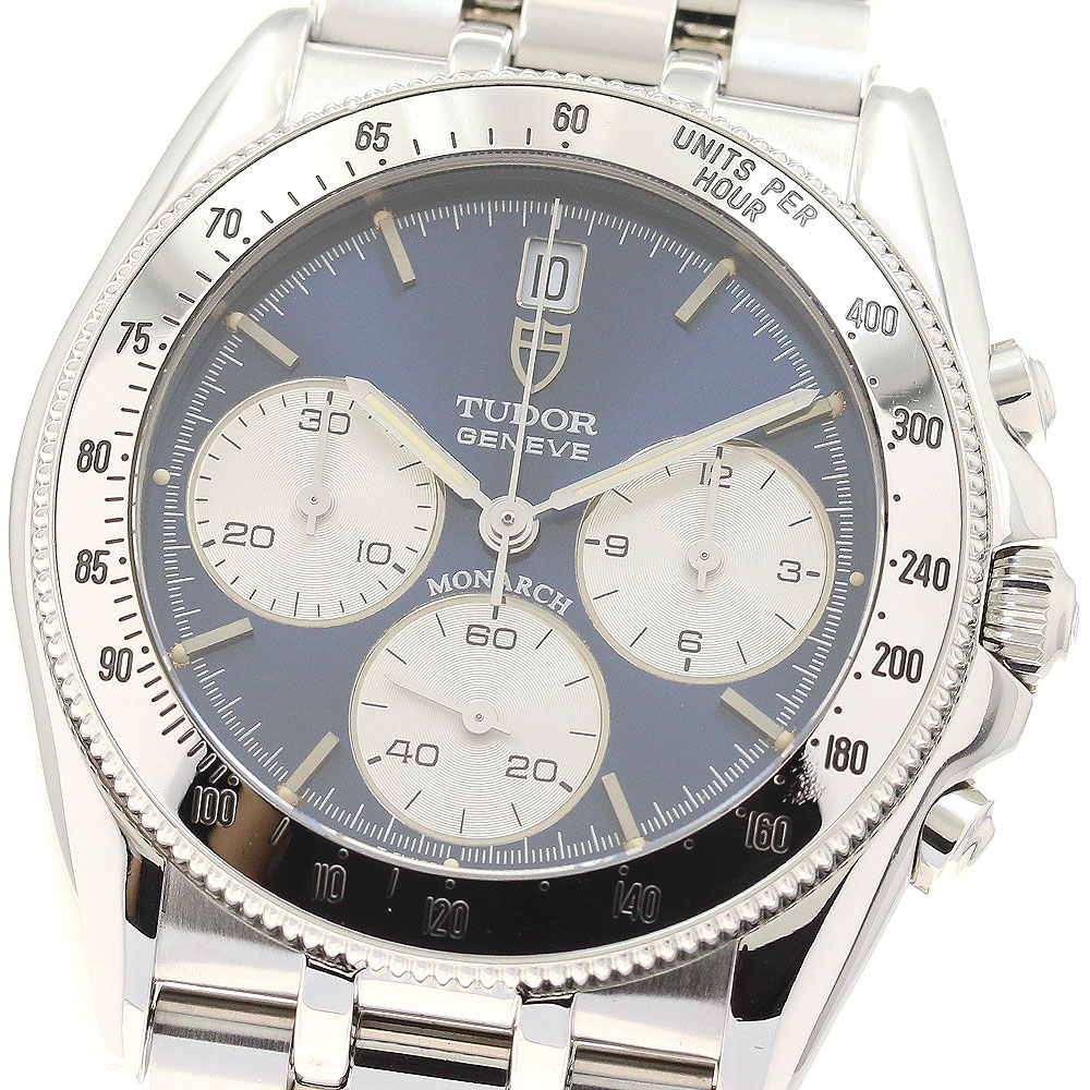 チュードル TUDOR 15900 モナーク デイト クロノグラフ クォーツ メンズ _912473【ev10】【中古】|CLOSER
