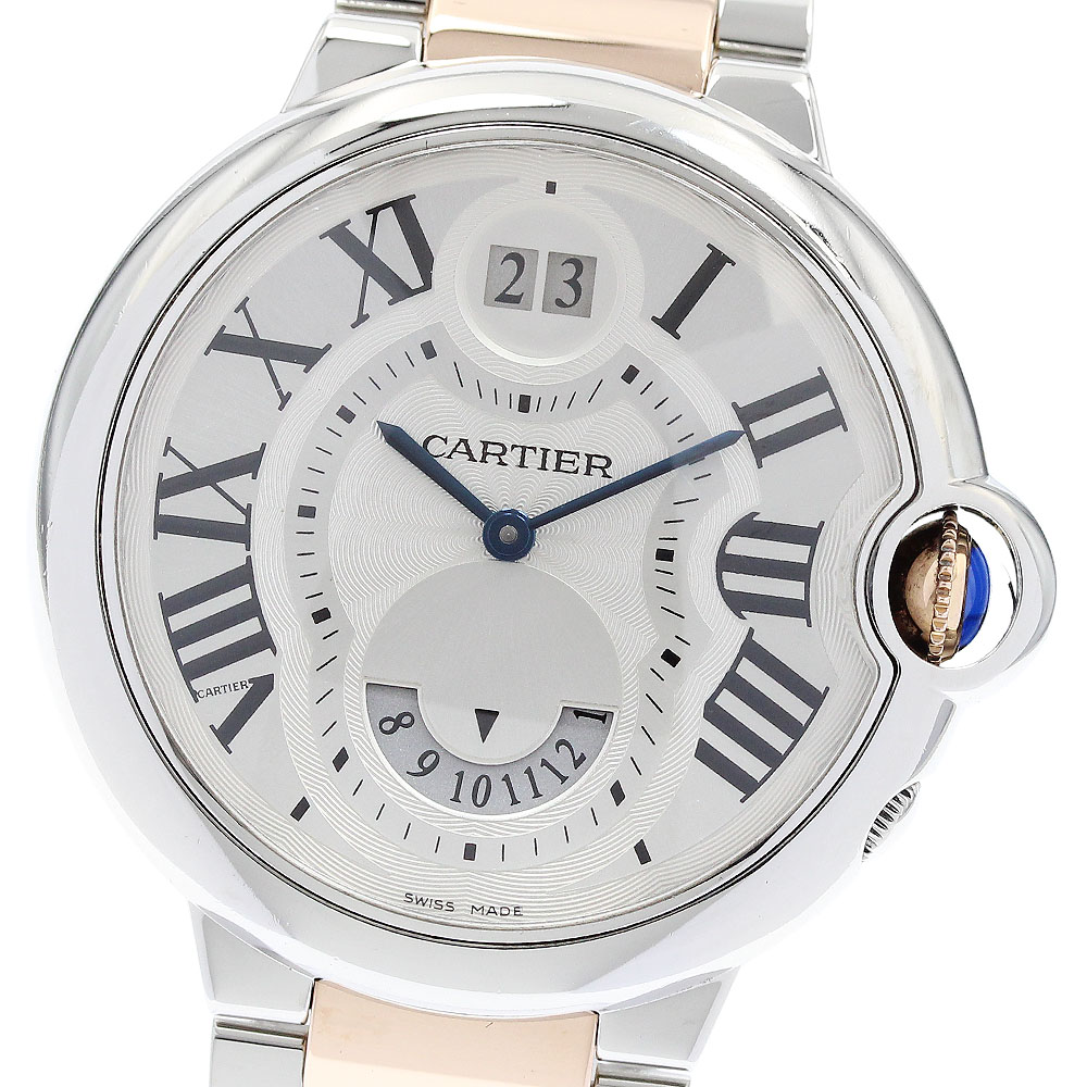 カルティエ CARTIER W6920027 バロン青碧 2ひと休み領域 PG二人組 石英 ボーイズ _913236【中古】