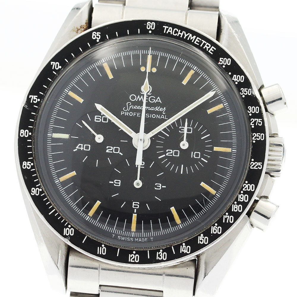 オメガ OMEGA ST145.022 スピードマスター プロフェッショナル ムーンウォッチ Cal.861 下がりR カマボコブレス 手巻き メンズ _867746【中古】