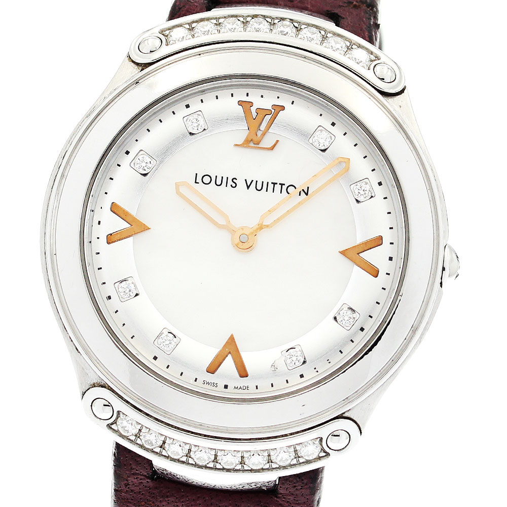 胴締め訳あり ルイ・ヴィトン LOUIS VUITTON Q6J10 フィフティファイブ 8P金剛石 石英 ボーイズ _914848【中古】