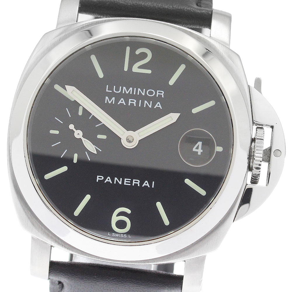 パネライ PANERAI PAM00050 ルミノールマリーナ スモールセコンド デイト 自動巻き メンズ _916170【中古】