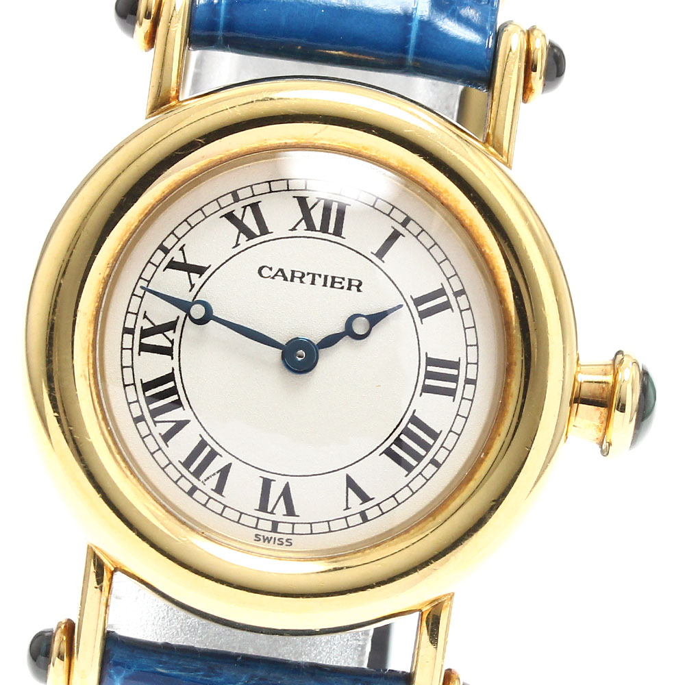 カルティエ CARTIER W1515856 ディアボロ SM K18YG クォーツ レディース _874607【中古】