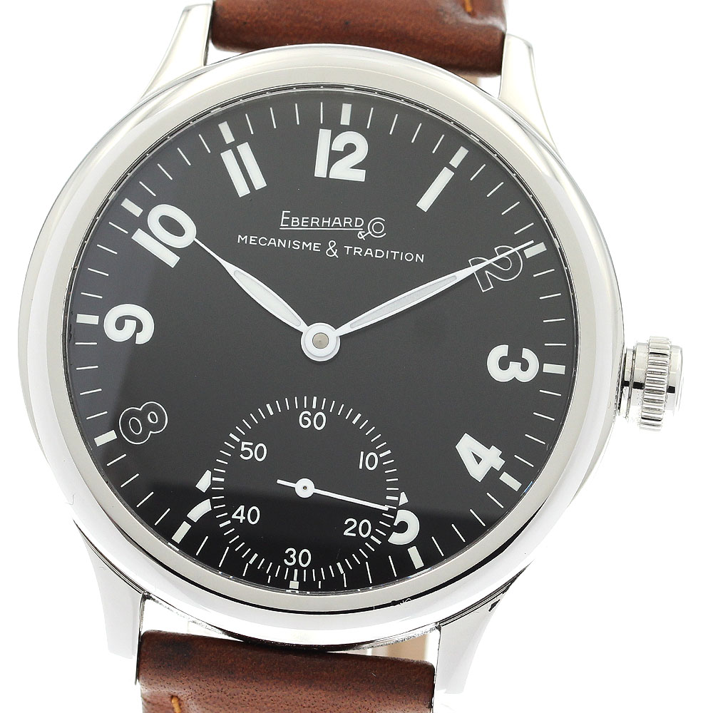 エベラール EBERHARD 21120TH トラベルセトロ・ヴィトレ 葉加瀬太郎 50本制限事項 スモール秒 手一巻き メンズ 箱・お墨付き付き添い人_916265【電子ボルト10】【中古】 メンズ腕時計-腕時計