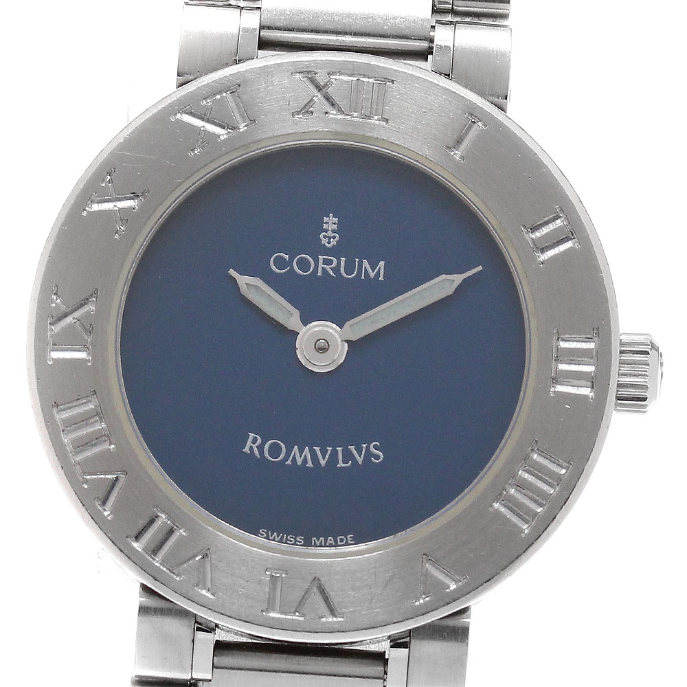 楽天市場】☆良品【CORUM】コルム ロムルス ダイヤベゼル 165.128.47