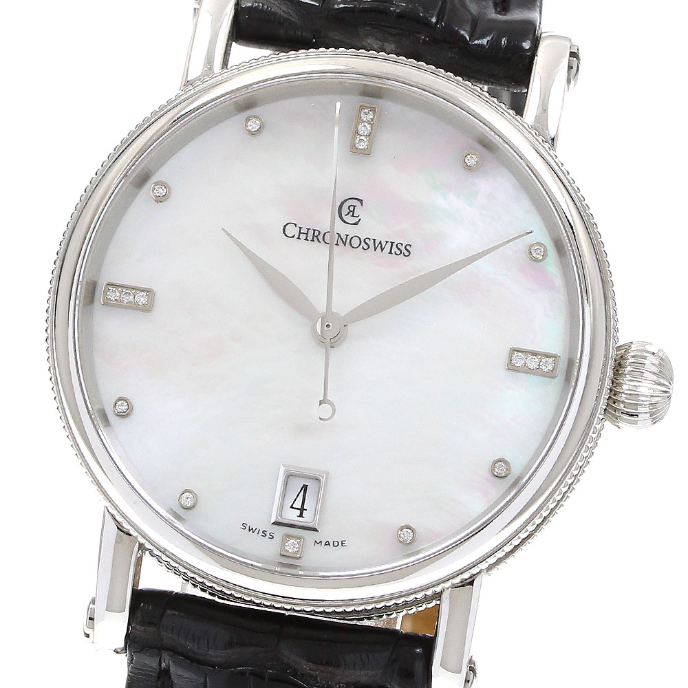 クロノスイス Chronoswiss CH8923 シリウス ミディアム デイト 自動巻き ボーイズ _916254【中古】