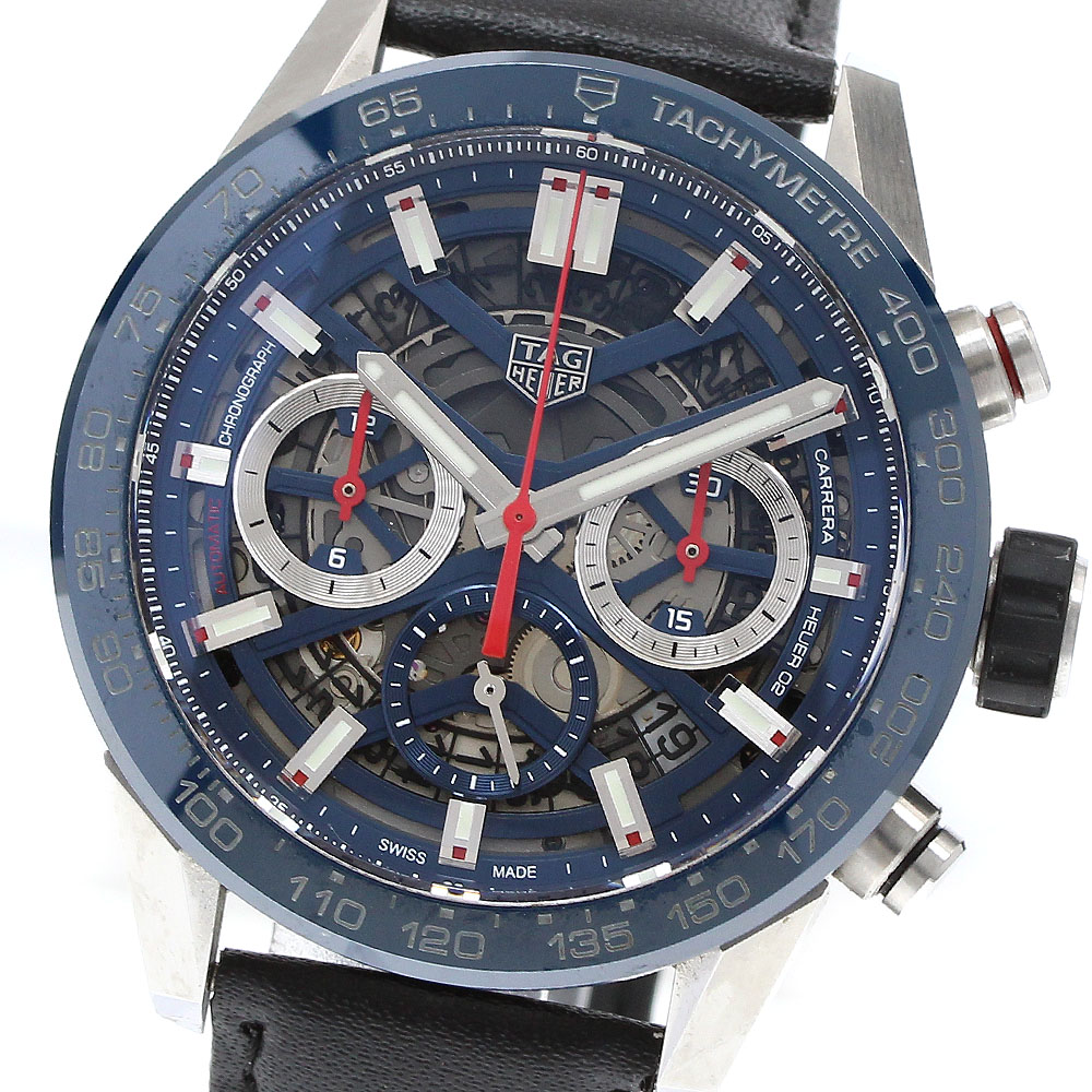 タグホイヤー TAG HEUER CBG2011-0 カレラ キャリバー ホイヤー02 クロノグラフ 自動小銃一巻き メンズ _913523【中古】